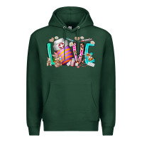 Sports Green love easter day nurse Premium Hoodie - RacoonDesign
