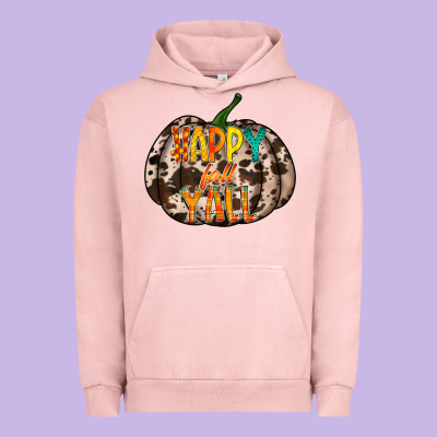 Happy Fall Yall Urban Hoodie Designed By Racoondesign