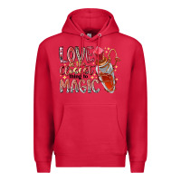 Cardinal love is the closet thing to magic Premium Hoodie - RacoonDesign