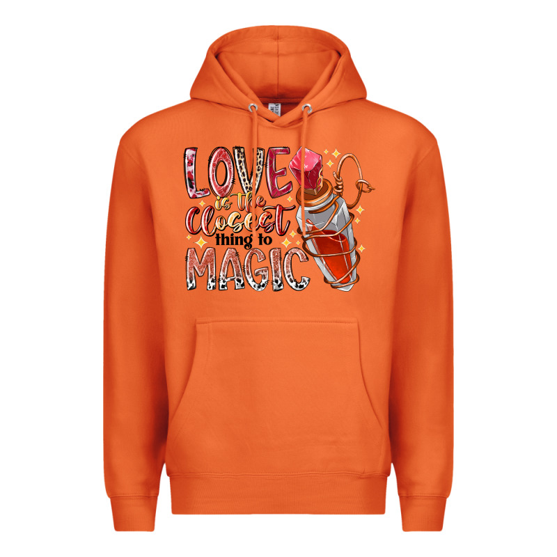 Love Is The Closet Thing To Magic Premium Hoodie by RacoonDesign | Teevron