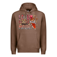 Chestnut love is the closet thing to magic Premium Hoodie - RacoonDesign