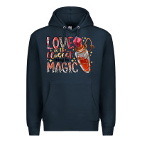 Navy love is the closet thing to magic Premium Hoodie - RacoonDesign