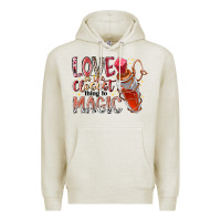 Oatmeal Heather love is the closet thing to magic Premium Hoodie - RacoonDesign