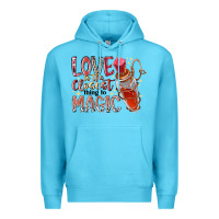 Ocean Blue love is the closet thing to magic Premium Hoodie - RacoonDesign