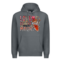 Rock love is the closet thing to magic Premium Hoodie - RacoonDesign