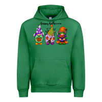 Emerald happy halloween gnomes black Urban Hoodie - RacoonDesign