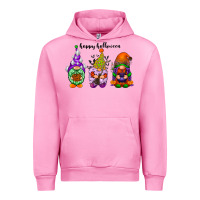 Fuchsia Pink happy halloween gnomes black Urban Hoodie - RacoonDesign