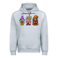 Heather Grey happy halloween gnomes black Urban Hoodie - RacoonDesign