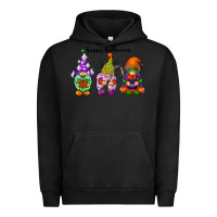 Pigment Black happy halloween gnomes black Urban Hoodie - RacoonDesign