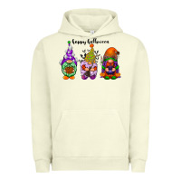 Pigment Pistachio happy halloween gnomes black Urban Hoodie - RacoonDesign