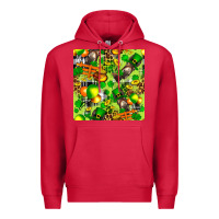 Cardinal St. Patrick's Donkey With Shamrock Seamless Premium Hoodie - FaDigitalArtStudio