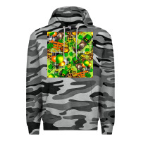 Slate Camo St. Patrick's Donkey With Shamrock Seamless Premium Hoodie - FaDigitalArtStudio