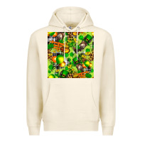 Tofu St. Patrick's Donkey With Shamrock Seamless Premium Hoodie - FaDigitalArtStudio