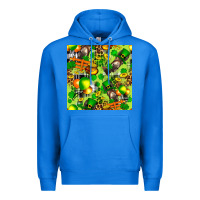 True Royal St. Patrick's Donkey With Shamrock Seamless Premium Hoodie - FaDigitalArtStudio