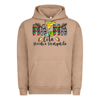 Pigment Burro Mama Cita Needs a Margarita Urban Hoodie - CowhideDigitalArt