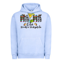 Pigment Grape Ice Mama Cita Needs a Margarita Urban Hoodie - CowhideDigitalArt