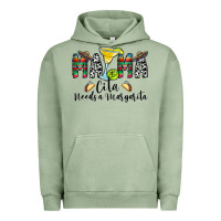 Pigment Oil Green Mama Cita Needs a Margarita Urban Hoodie - CowhideDigitalArt