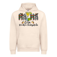 Sandshell Mama Cita Needs a Margarita Urban Hoodie - CowhideDigitalArt