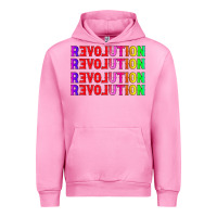Fuchsia Pink lgbtq revolution Urban Hoodie - HRA Design Shop