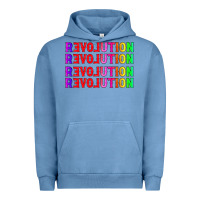 Pigment Pebble Blue lgbtq revolution Urban Hoodie - HRA Design Shop