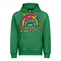 Emerald lgbtq pride and rainbow Urban Hoodie - HRA Design Shop