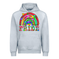 Heather Grey lgbtq pride and rainbow Urban Hoodie - HRA Design Shop