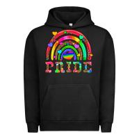 Pigment Black lgbtq pride and rainbow Urban Hoodie - HRA Design Shop