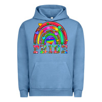Pigment Pebble Blue lgbtq pride and rainbow Urban Hoodie - HRA Design Shop