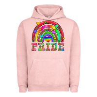 Pigment Salmon lgbtq pride and rainbow Urban Hoodie - HRA Design Shop