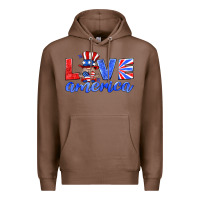 Chestnut love america gnome Premium Hoodie - HRA Design Shop