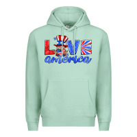 Seafoam love america gnome Premium Hoodie - HRA Design Shop