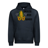 Navy america needs farmers Urban Hoodie - CowhideDigitalArt