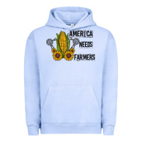 Pigment Grape Ice america needs farmers Urban Hoodie - CowhideDigitalArt