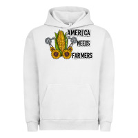 Pigment Lunar Rock america needs farmers Urban Hoodie - CowhideDigitalArt