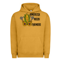 Pigment Peanut Butter america needs farmers Urban Hoodie - CowhideDigitalArt