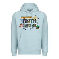 Blue Mist math teacher Premium Hoodie - CowhideDigitalArt