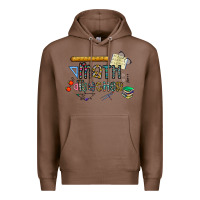 Chestnut math teacher Premium Hoodie - CowhideDigitalArt