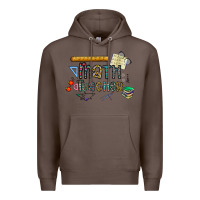 Coffee math teacher Premium Hoodie - CowhideDigitalArt