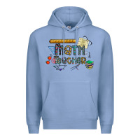 Colony Blue math teacher Premium Hoodie - CowhideDigitalArt