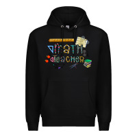 Black math teacher Premium Hoodie - CowhideDigitalArt