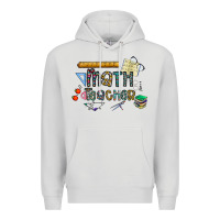 Dove Grey math teacher Premium Hoodie - CowhideDigitalArt