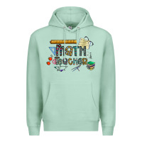Seafoam math teacher Premium Hoodie - CowhideDigitalArt