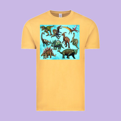 Dinosaurs Tumbler Vintage Tee Designed By Artiststas