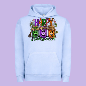 Happy Halloween Jar Urban Hoodie Designed By Racoondesign