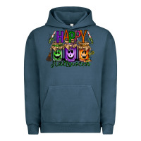 Pigment Midnight Navy happy halloween jar Urban Hoodie - RacoonDesign