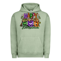 Pigment Oil Green happy halloween jar Urban Hoodie - RacoonDesign