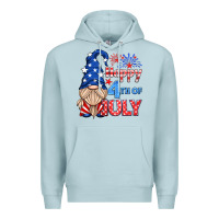 Blue Mist happy 4th of july gnome Premium Hoodie - HRA Design Shop