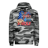 Slate Camo happy 4th of july gnome Premium Hoodie - HRA Design Shop