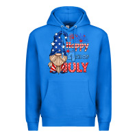 True Royal happy 4th of july gnome Premium Hoodie - HRA Design Shop