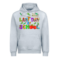 Heather Grey last day of school Urban Hoodie - HRA Design Shop